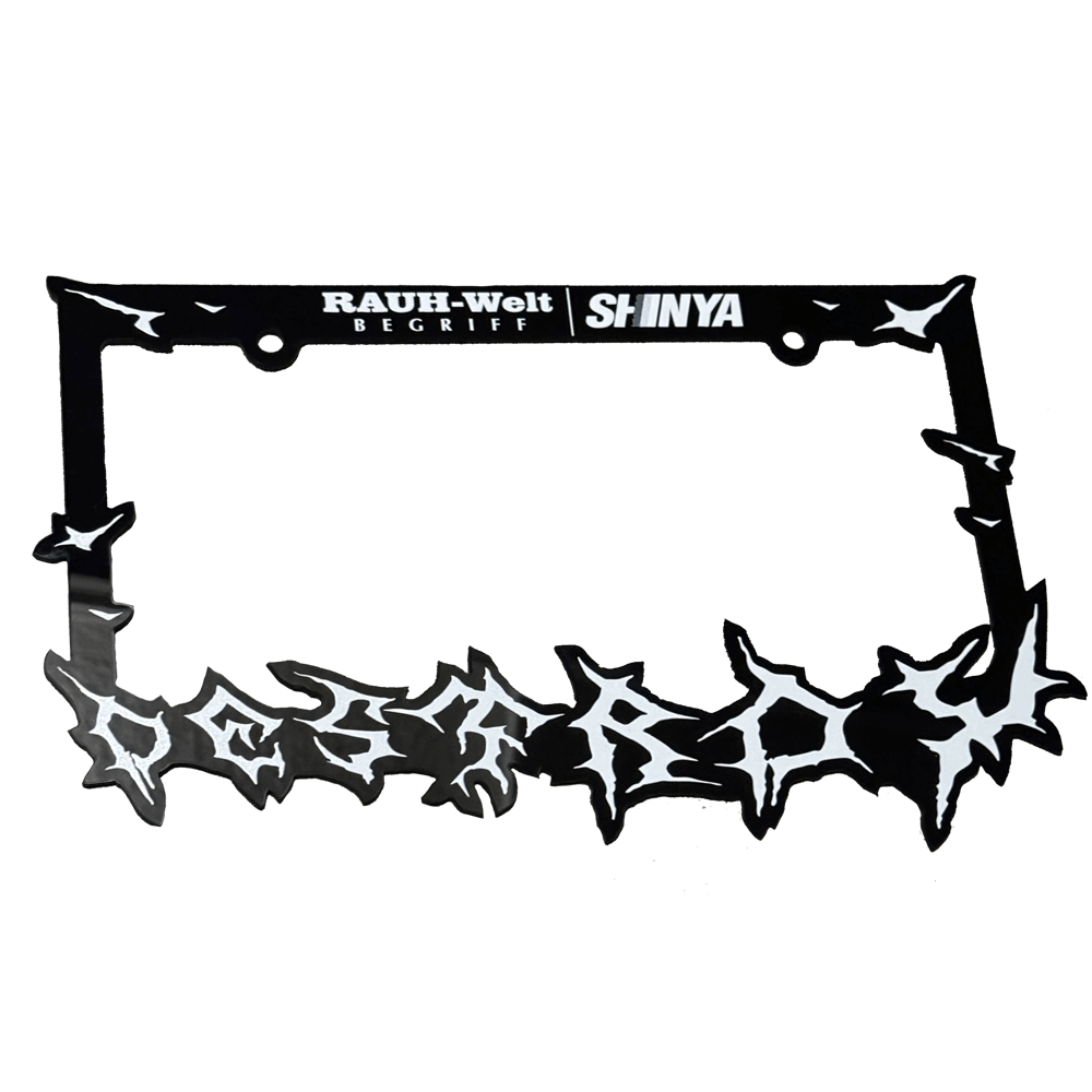 RWB Shinya Destroy License Plate Frame