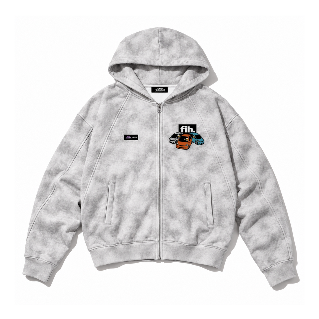 I Really Love My Fih Zip Up Hoodie