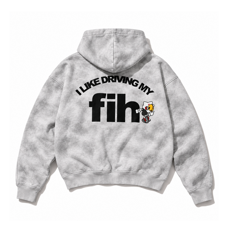 I Really Love My Fih Zip Up Hoodie