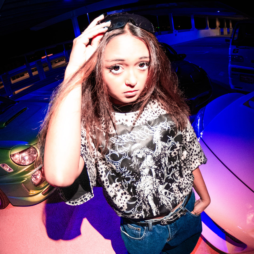 Angel Leopard Print Tee