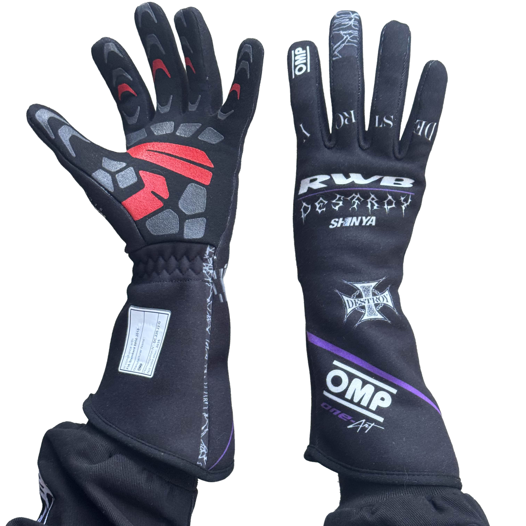 RWB X SHINYA X OMP BESPOKE RACING GLOVES