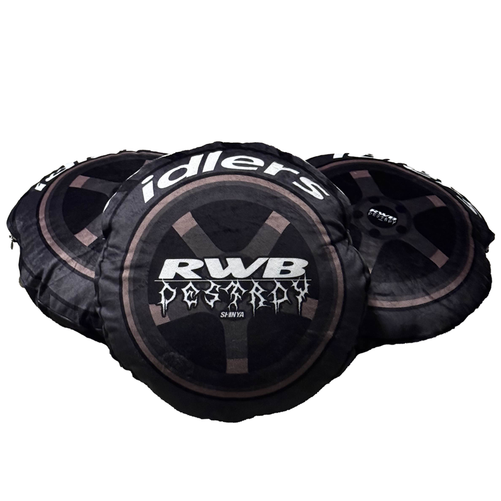 RWB Shinya Black Wheel Pillow