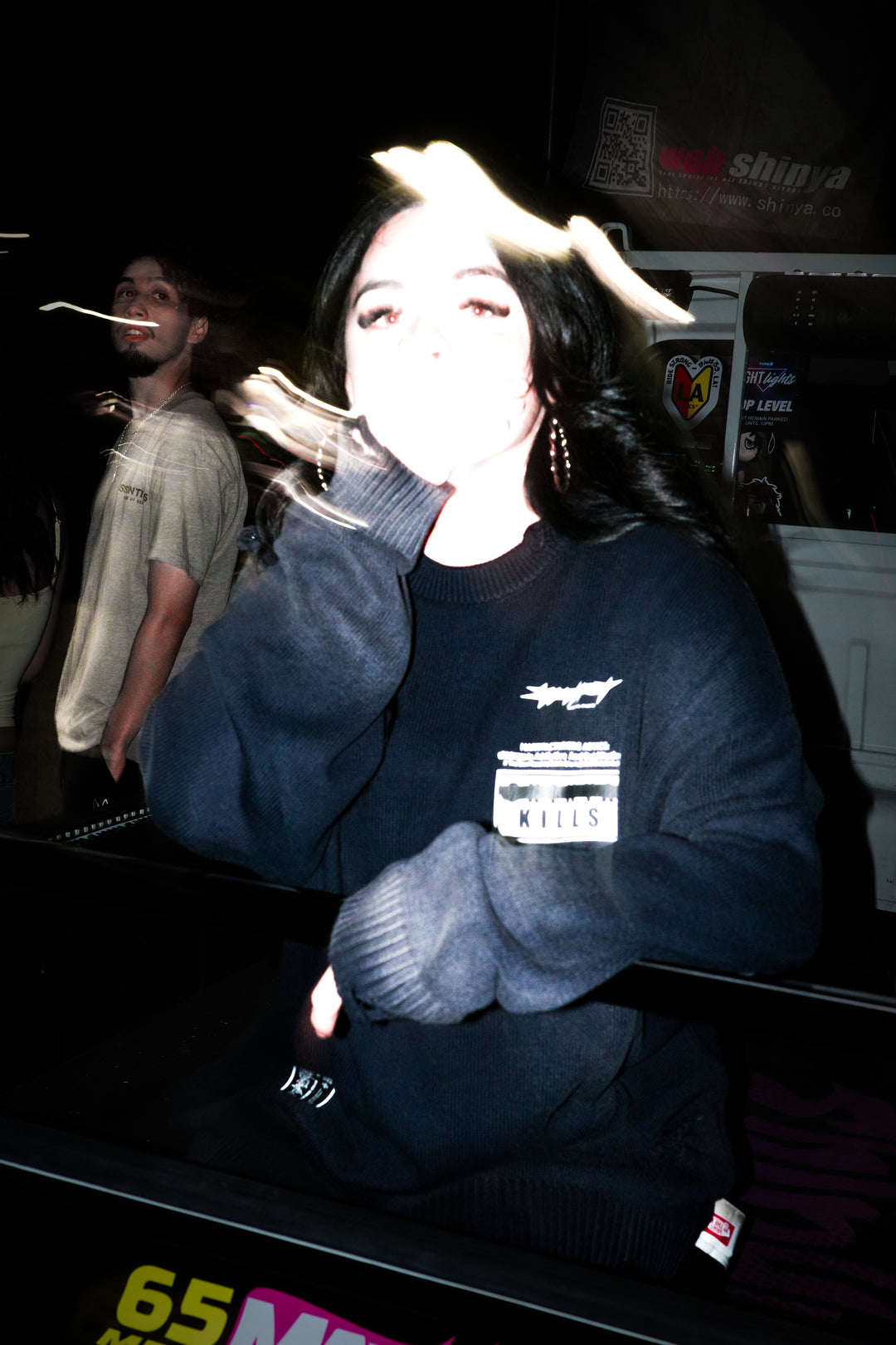 Shinya Kills Ripped Crewneck