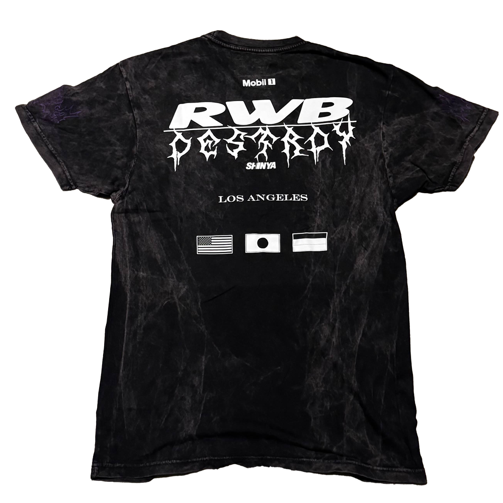 RWB X SHINYA WASHED DESTROY TEE