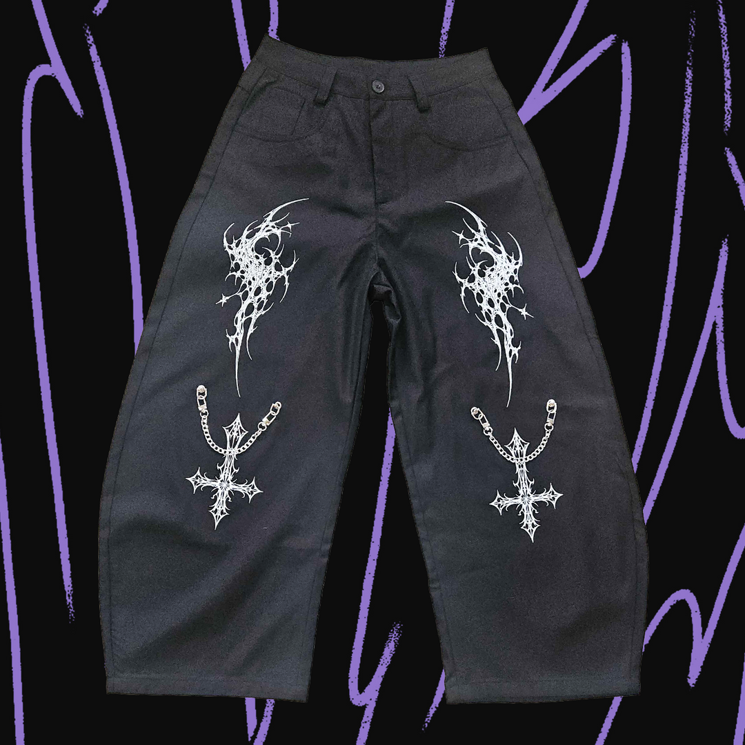 Chain Barrel Pants