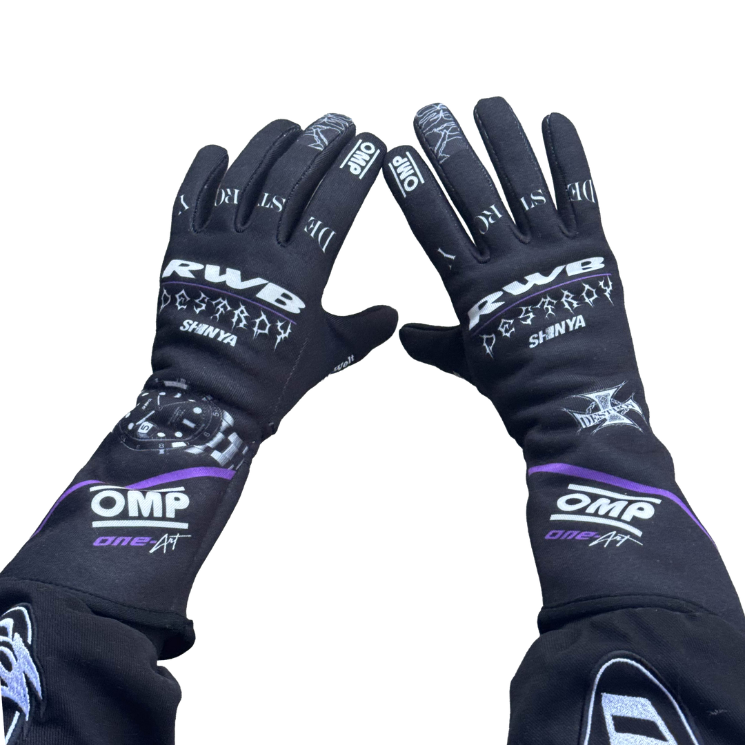 RWB X SHINYA X OMP BESPOKE RACING GLOVES