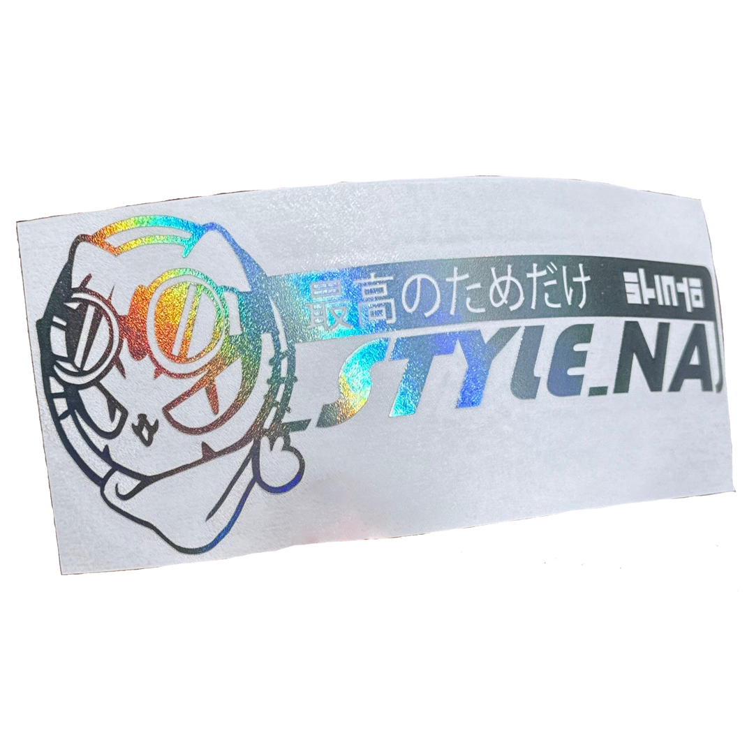 Shinya Logo Metallic Decal