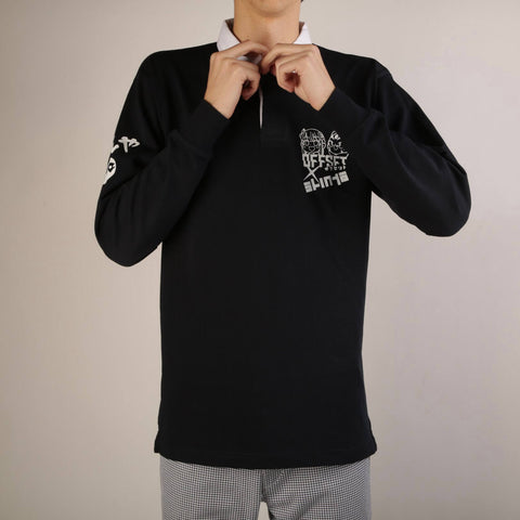 Shinya x OFFSET Contrast Polo