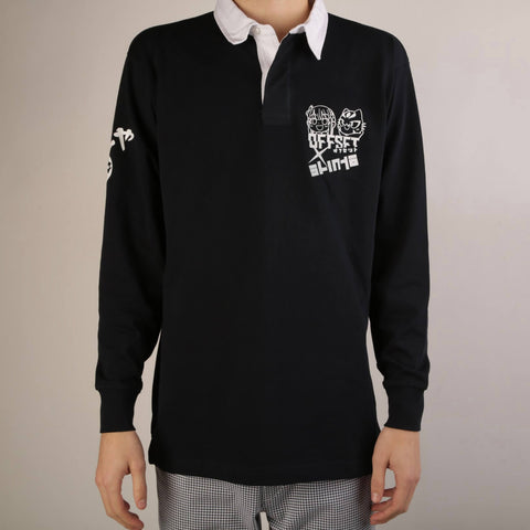 Shinya x OFFSET Contrast Polo